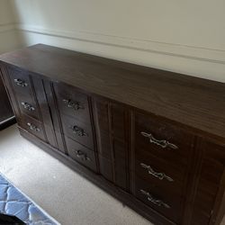 Dresser, Nightstand And Mirror 