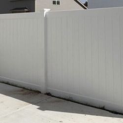 White Vinyl Fence/Gate Door 
