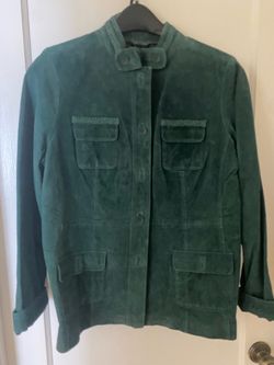 Genuine Suede Button-Up Jacket- Never Worn