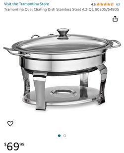 Tramontina 4.2qt Chafing Dish (stainless steel)