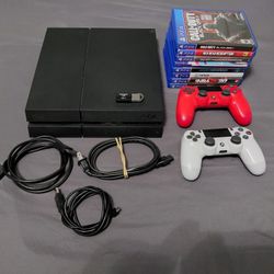 PlayStation 4 Slim Bundle w/ 2 Controllers & Games