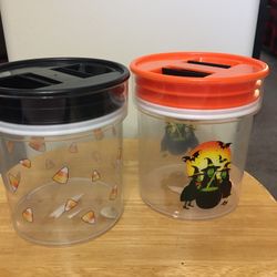 2 Plastic Storage Containers 