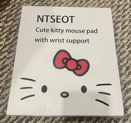 Cute Hello Kitty Mouse Pad Wrist Support, Hello Kitty Desk  Accessories Office Supplies Stuff, Kawaii Mousepad Ergonomic Mouse Pad with  Wrist Rest for Office Desk Computer Laptop Cat Anime Mouse Pad 