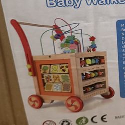 Gimileo Wood Activity And Walker Cube