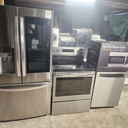 Stainless steel appliances delivery available