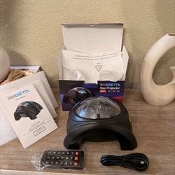 New Galaxy Star Projector 3-in-1 with White Noise & Music – Rossetta / Proyector de Estrellas Galaxy 3 en 1 con Ruido Blanco y Música – Rossetta