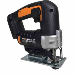 WORX Nitro 20-volt Brushless Variable Speed Keyless Cordless Jigsaw  with Battery Charger And Battery.
