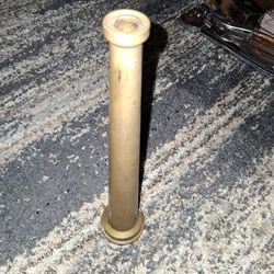 Vintage Fire Hose Brass End