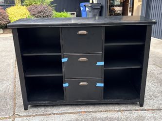Solid Wood File Cabinet/Shelving unit