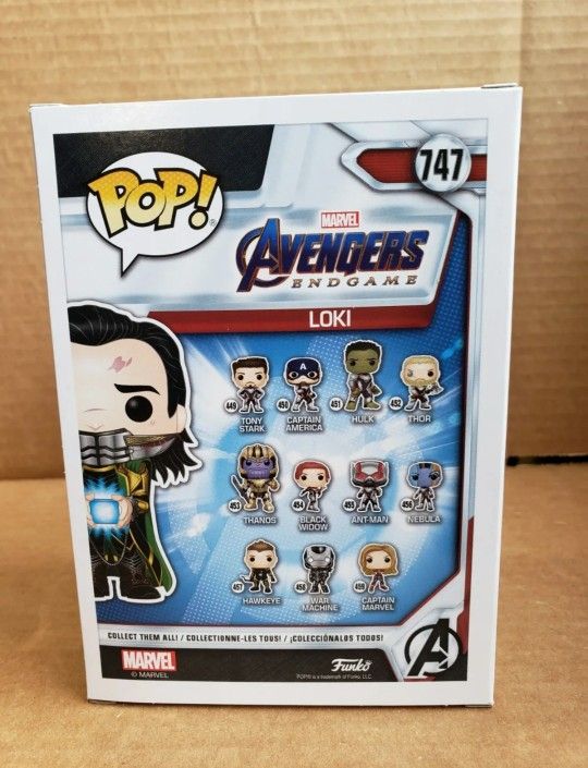 Funko Pop! Marvel: Avengers Endgame Loki with Tesseract Funko Shop