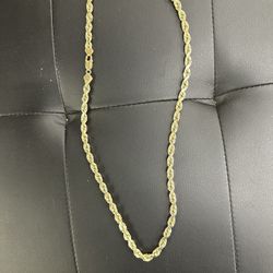 8mm 26” Gold Rope Chain