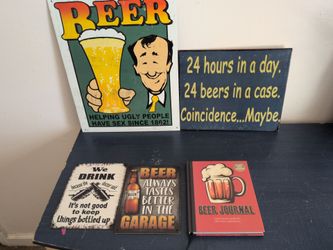 Beer pitcher and book for the beer lover