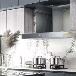 Vissani Lora 30 in. 350 CFM Convertible T-Shape Wall Mount Range Hood