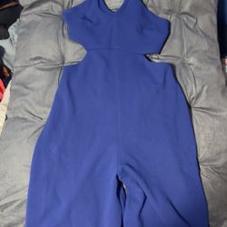 Long Blue Romper XS Guess