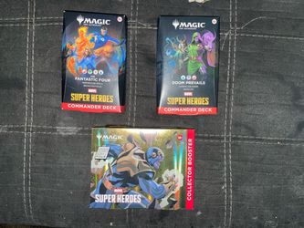 MTG Marvel Super Heroes Bundle – 2 Commander Decks + Collector Booster