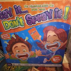 Say It Don’t Spray It! Word Game new