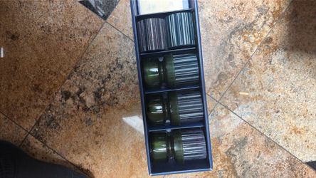 candle holders and wax