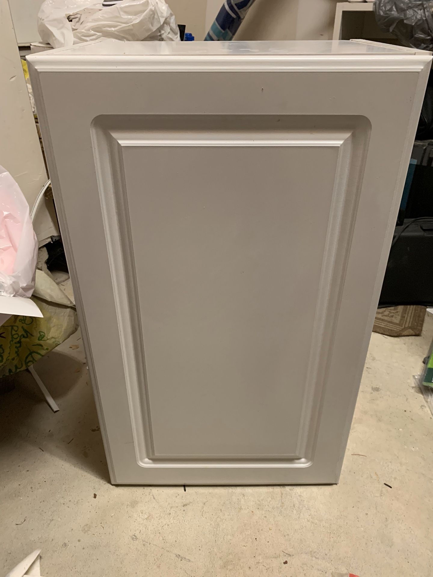 White wall cabinet. 18x30x12.5