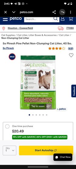 Cat litter