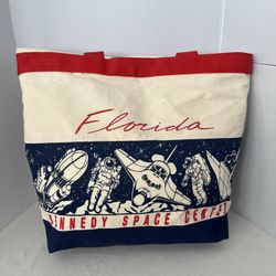 Tote Bag Canvas Florida Kennedy Space Center" 