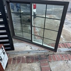 window double panel with grid retrofit Used but like new 