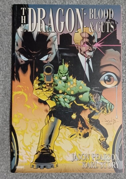The Dragon Blood And Guts Comic Paperback Image 1995 Super Hero