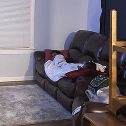 Leather Furniture Excellent Condition was purchased room to go