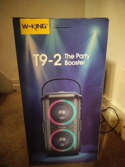 W-King T9-2 Party Speaker (Brand New and Price Flexible)