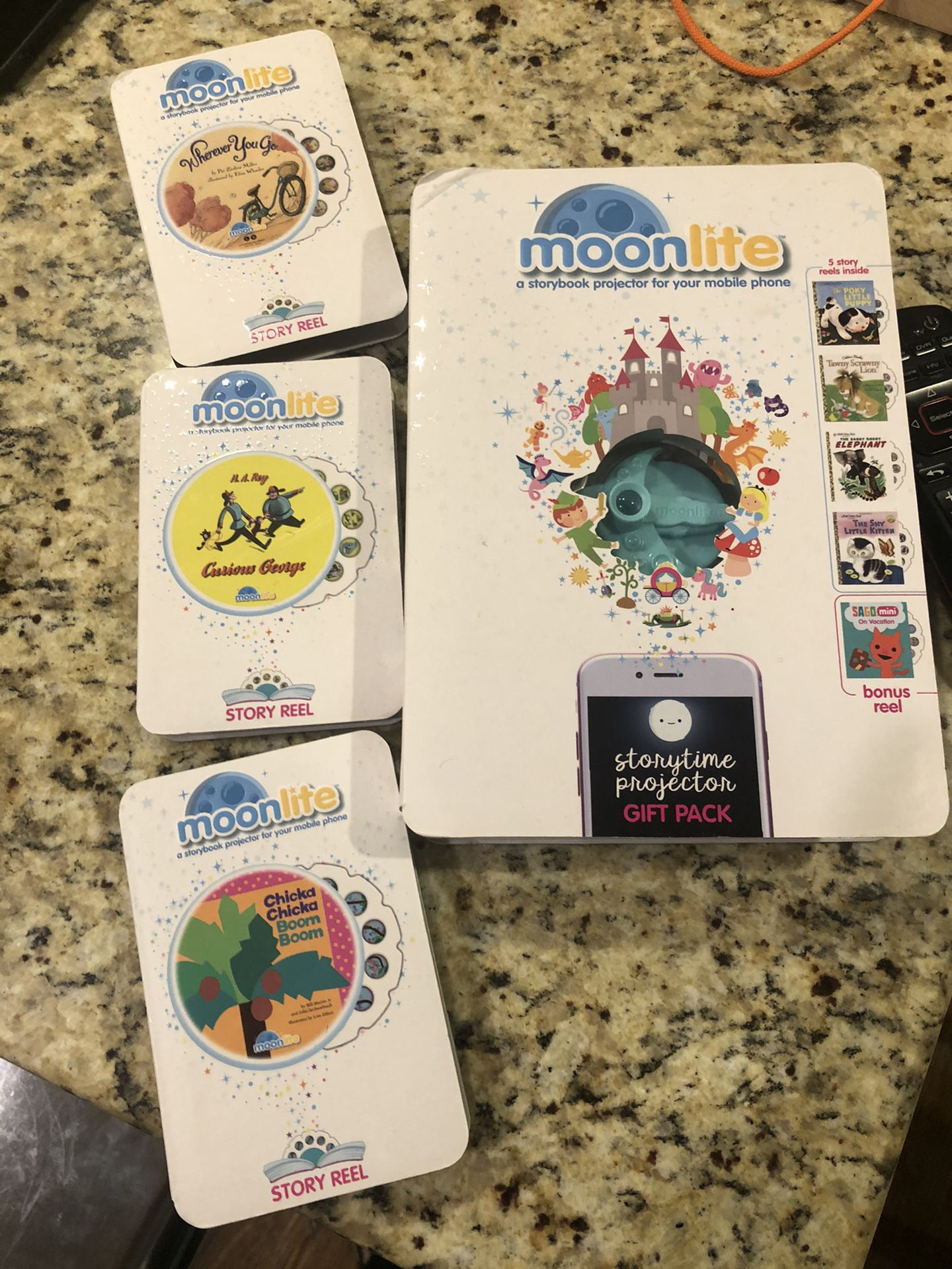 Moon lite set with 8 books!