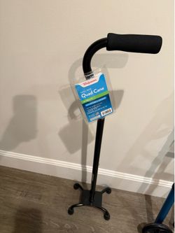 Brand New Walgreens Quad Cane – Adjustable Height – $25