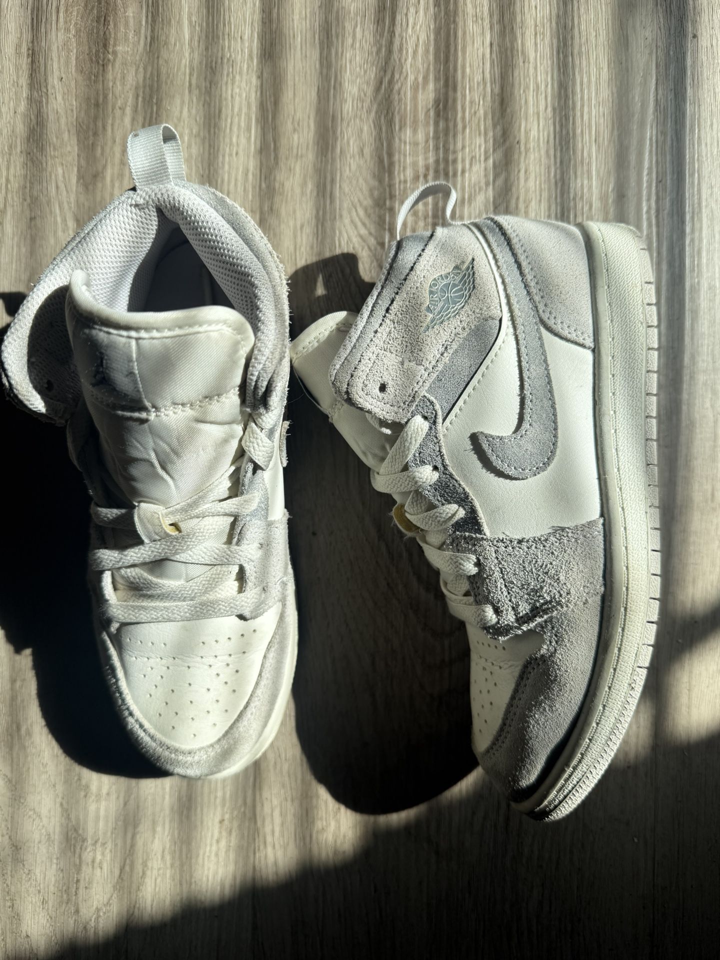 Kids Air Jordan 1 SE - Neutral Grey Sail