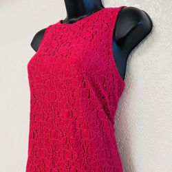 APT. 8, Hot Pink Lace Dress, Size 2