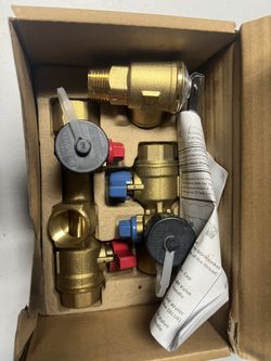 Threaded Plumbing installation Valve Kit
