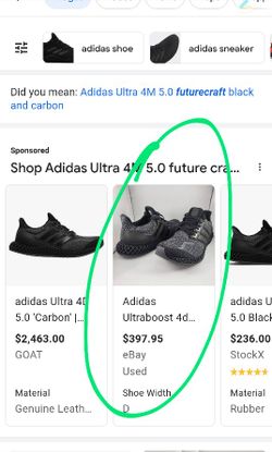 Adidas ultra boost 4d craft discount