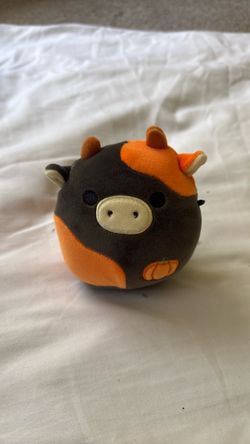 Squishmallow Halloween Cow Plush
