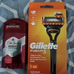 Gillette Shaver And Deodorant Combo