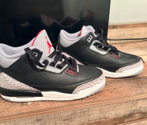Air Jordan 3 Retro Black Cement Sneakers