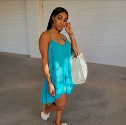 Maxi backless dress