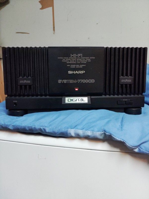 Sharp System 7700CD High Power Home Amplifier