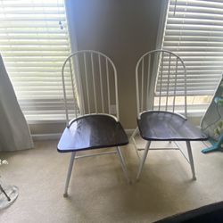 Two Farm House Style Chairs. 