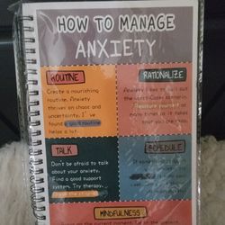 Brand New Spiral Portable Emotional Regulation Diary Stress Book Emotion Regulation Guide For Mental Health