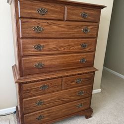 Wood Bedroom Furniture Set 