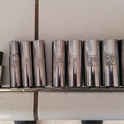 Brand New Craftamam 3/8 Deep Socketts