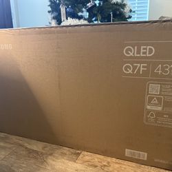 Brand New 43” Samsung Q7F QLED 4K Smart TV – Sealed/Unused