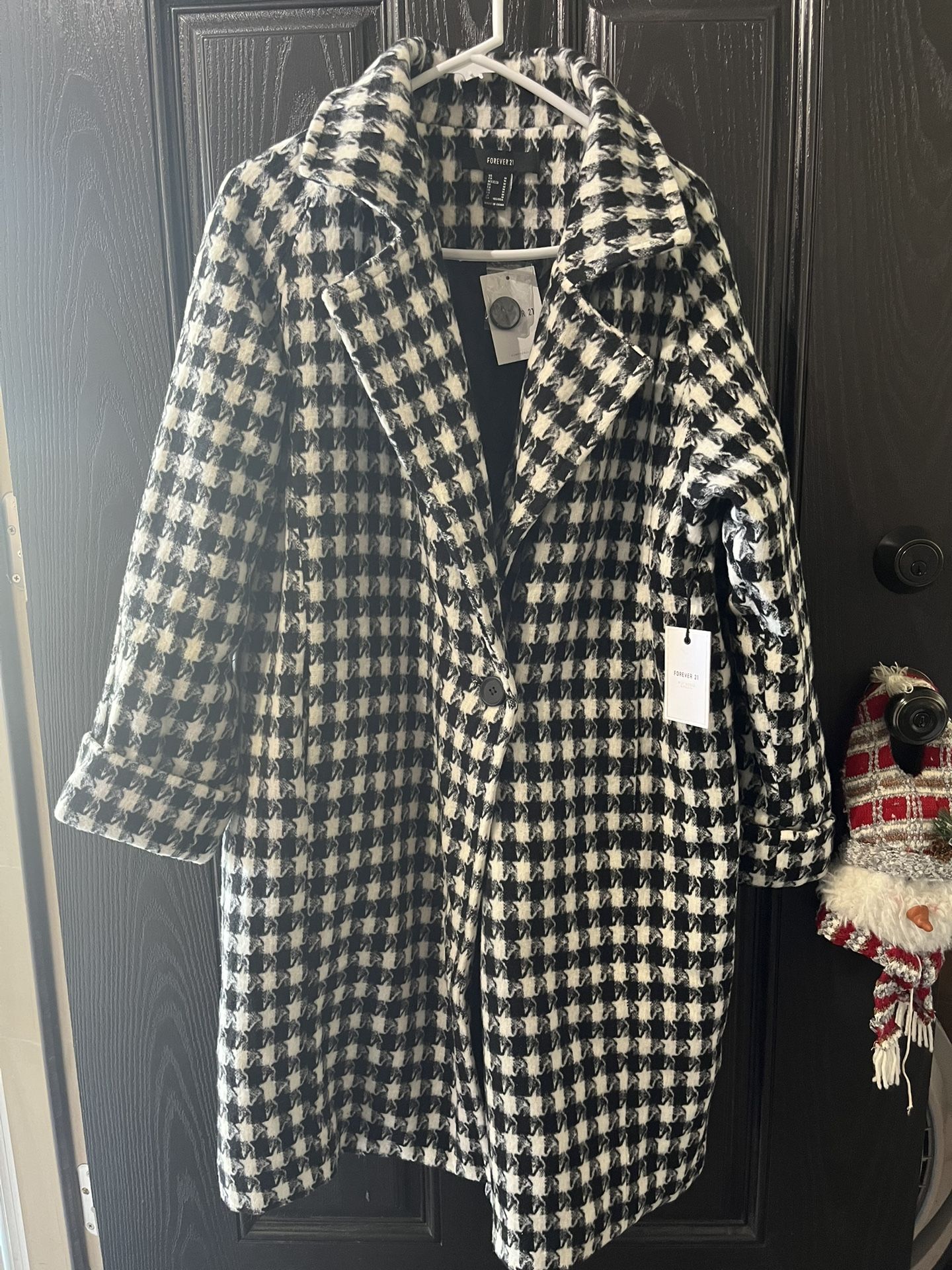 Black And White Coat