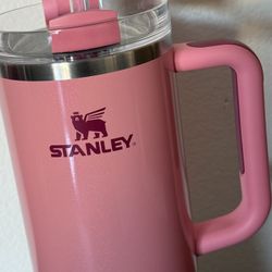 New 40oz STANLEY Quencher H2.0 Tumbler Winter Berry Shimmer Pink