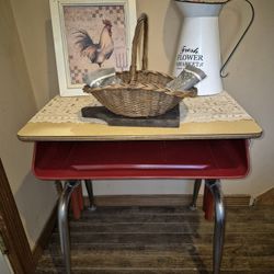 Vintage Red Desk