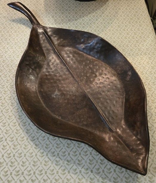 Pier1, Hammered Metal Leaf Tray