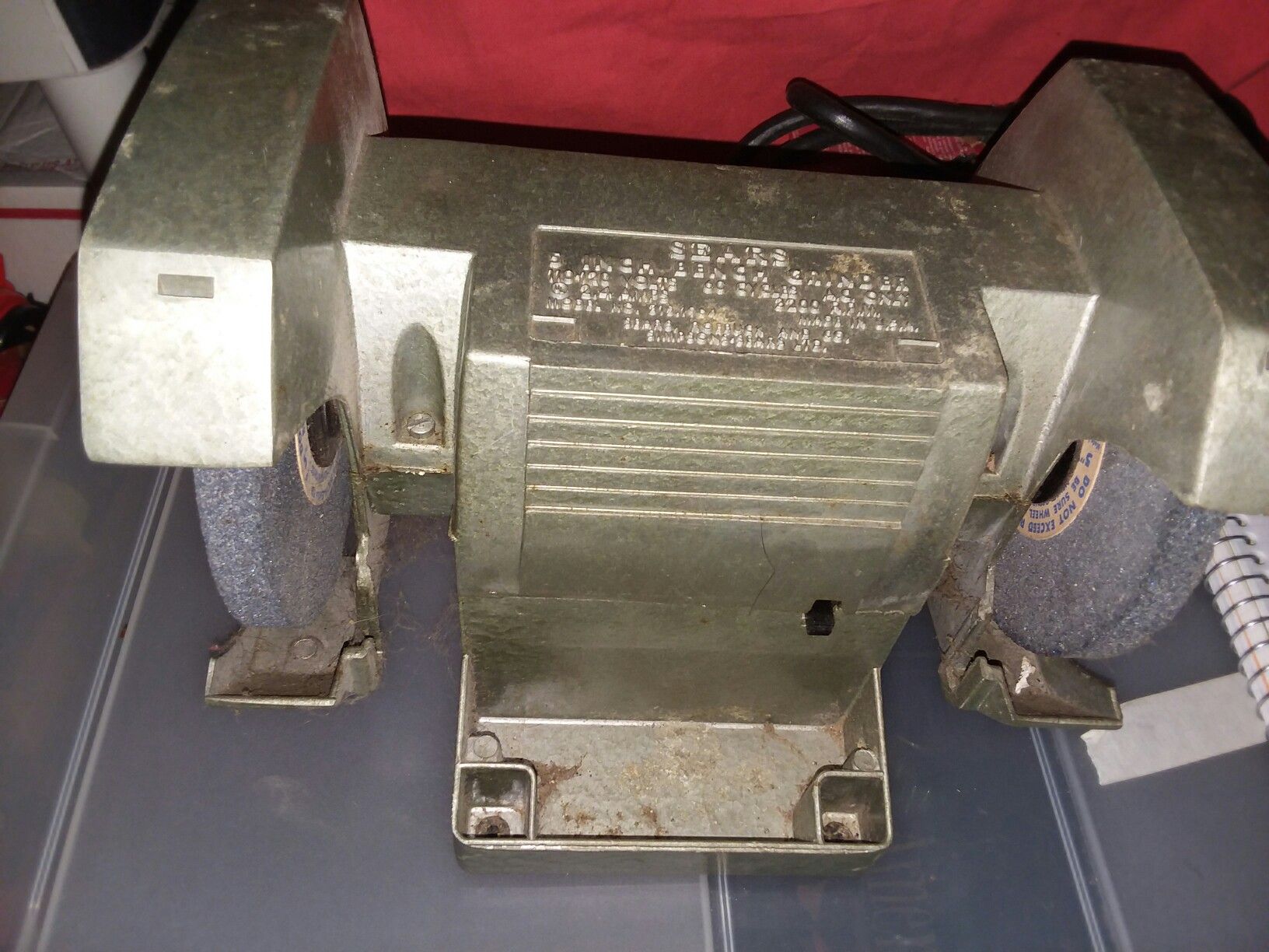 Sears 5 inch bench grinder