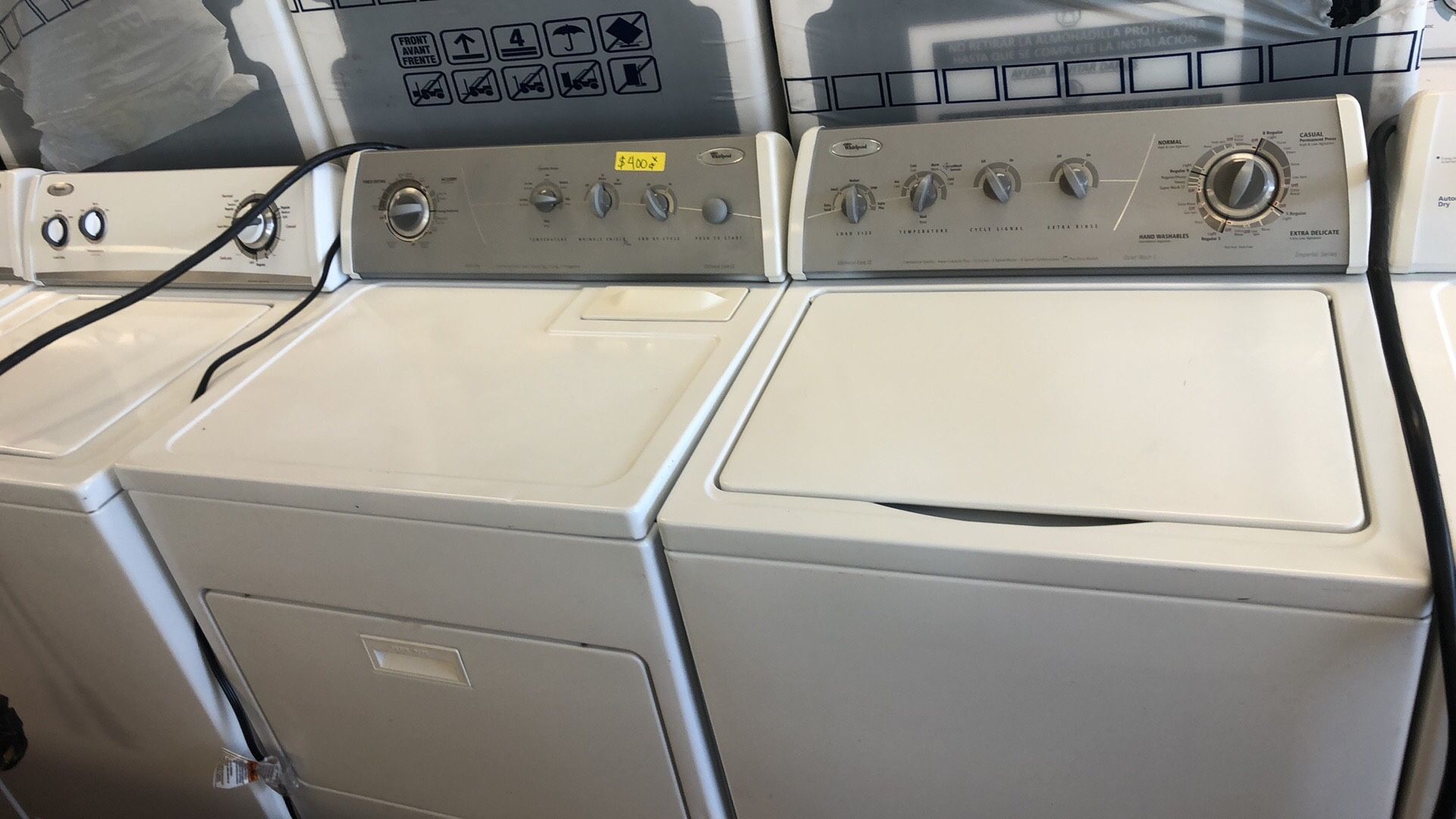 Whirlpool washer and dryer electric